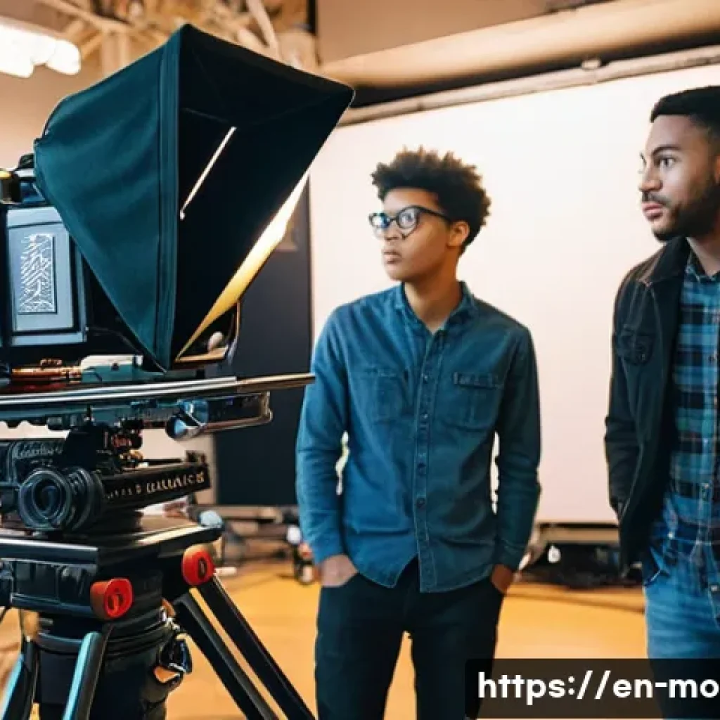 영화 제작 전문 아카데미 추천 - **Prompt 1: Mastering the Technical Craft on a Modern Film Set**
"A group of diverse film studen...